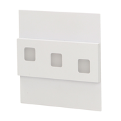 LEPUS LED 1,2W, stenska stopniščna svetilka, 12V DC, 100lm, 3000K, bela