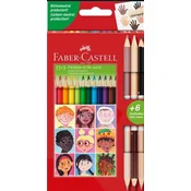 Drvene bojice Faber Castel Children triangular 1/12 + 3 bicolor 511514