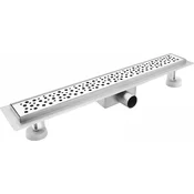 SUNRIK 40cm tuš kanaleta inox s sifonom