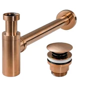 Sifon za umivalnik Rea s klik vtičem REA COPPER MAT