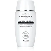 Institut Esthederm No Sun Mineral Protective Sheer Fluid zaščita pred soncem za obraz za vse tipe kože 40 ml unisex
