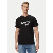 Tommy Jeans Majica Graphic DM0DM23376 Črna Slim Fit