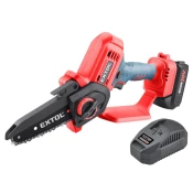 EXTOL PREMIUM enoročna akumulatorska verižna žaga 12 cm LEMEŽ 20V Li-Ion 2Ah 8891922