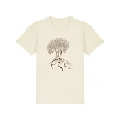 Life-Tree Majica Kids Unisex Hanging On naravno bela