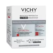 Vichy Set dnevne nege za lice protiv bora Liftactiv Supreme za korekciju bora 50ml + Krema za oci Liftactive 15ml