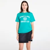 Majice Sporty & Rich Varsity Crest Soft T-Shirt UNISEX Spring Green XL