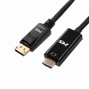MS kabel Display port na HDMI F, 2m, 4K/30Hz, V-HD3200, crni