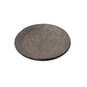 Desertni krožnik EARTH 13 cm, rjava, keramika, MIJ