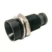 LED kucište 5mm metalni IN crni