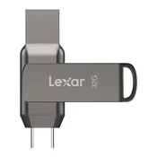 Lexar Lexar JumpDrive D400 Dual Type-C/Type-A USB 3.1 ključek 32GB