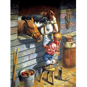 Sunsout - Puzzle Working Girl XXL - 500 kosov