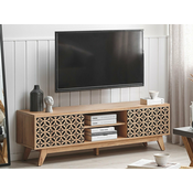 TV-omarica Berwyn 1146 (Svetla les + Črna) Svetla les, Črna, 140x45x40cm