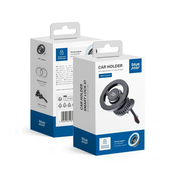 Blue Star Magnetni avtomobilski nosilec za telefon, združljiv z MagSafe Blue Star Smart Lock X1 za rešetko, črn
