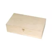 Drvena kutija za dve flaše vina 35x20x9.8 cm (kutija za vino)