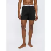 Calvin Klein Underwear Spodnji del pižame  črna / bela