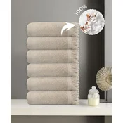 Lessentiel Maison Set peškira za ruke, 6 komada, Krem
