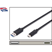 USB kabel USB 3.0 A/m  USB 3.1 C/m , 1m