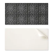 shumee Samolepilna vinilna plošča s potiskom 100x50 cm geometrijski mozaični vzorec