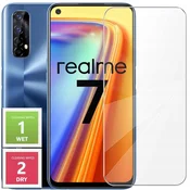 shumee Kaljeno steklo za Realme 7/7 5G/V5 - 2.5D, 9H zaščitno steklo za zaslon