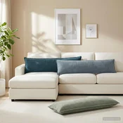 vidaXL Prevleka za blazino 2 kos HOUTEN Zelena 40 x 145 cm