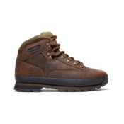 Timberland za moške. TB0951002141 Euro Hiker rjavi usnjeni planinski škornji s čipkami (47.5), Rjava, Ravna stran, Čipke, Pri