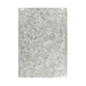 Kayoom RAVNO TKANA PREPROGA Lavish 210 Grau / Silber   120/170 cm   siva, srebrne barve