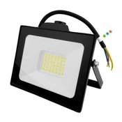 shumee 30W LED reflektor s senzorjem gibanja GT-GCR30W-64 črne barve IP65 zunanja osvetlitev 3000lm