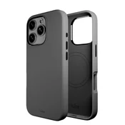 slomart Silikonska torbica Puro Icon Mag Pro MagSafe za iPhone 16 Pro - temno siva
