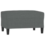 Vidaxl Stolček za noge temno siv 70x55x41 cm blago
