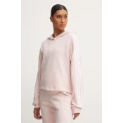 Adidas Ženski duks sa kapuljačom Essentials 3s, Svetloroze