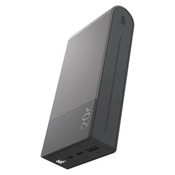 GP M2+ Series powerbank, 20 000 mAh, 22,5 W, siva
