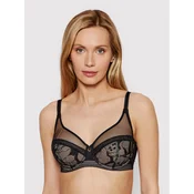 Chantelle Nedrček s kostjo True Lace C11M10 Črna