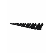 Jack&Jones Set 10 parov moških stopalk Jacbasic 12192330 Črna