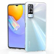 shumee Ovitek za vivo X60, tanek silikonski ovitek, prozoren videz