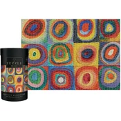 Interdruk - Puzzle Kandinski: Kvadrati s koncentričnimi krogi - 1 000 kosov