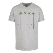 Mens T-shirt Miami Palms grey