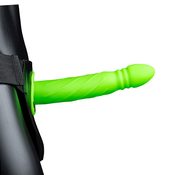 Ouch! Glow in the Dark Twisted Hollow Strap-on 8 20cm