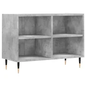 TV ormaric siva boja betona 69,5x30x50 cm konstruirano drvo