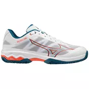 Mizuno WAVE EXCEED LIGHT CC, muške patike za tenis, bela 61GC2220