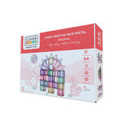 Cleverclixx Magnetni gradbeni set Creative Pack Pastel – 125 kosov