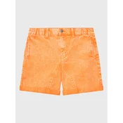 United Colors Of Benetton Kratke hlače iz tkanine 4I8BC9018 Oranžna Regular Fit