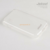 JEKOD silikonski ovitek LG Optimus L5 2 E460 prozoren TPU/T + Zaščitna folija