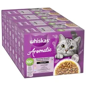 Whiskas 1+ Aromatic Selection 48 x 85 g - Mješavina u umaku