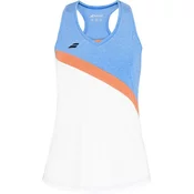 Ženska brezrokavna majica Babolat Play Tank Top Women White/Blue S