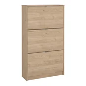 Preklopna omarica za čevlje v hrastovem dekorju v naravni barvi 70x124x24 cm Shoes – Tvilum