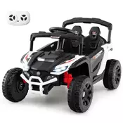 Northix Otroški električni UTV 12V 2x25W 90 cm bel