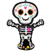 Amscan Balon iz folije Halloween - Dia de Los Muertos skeleton 66 x 86 cm