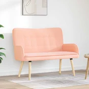 Sofa za dvije osobe Ružicasta 115 x 61 x 87 cm Bouclé
