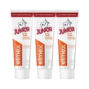 Elmex Zobna pasta Junior Professional Trio 3 x 75 ml