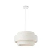Luster na sajli BOHO 1xE27/60W/230V O 40 cm bela
